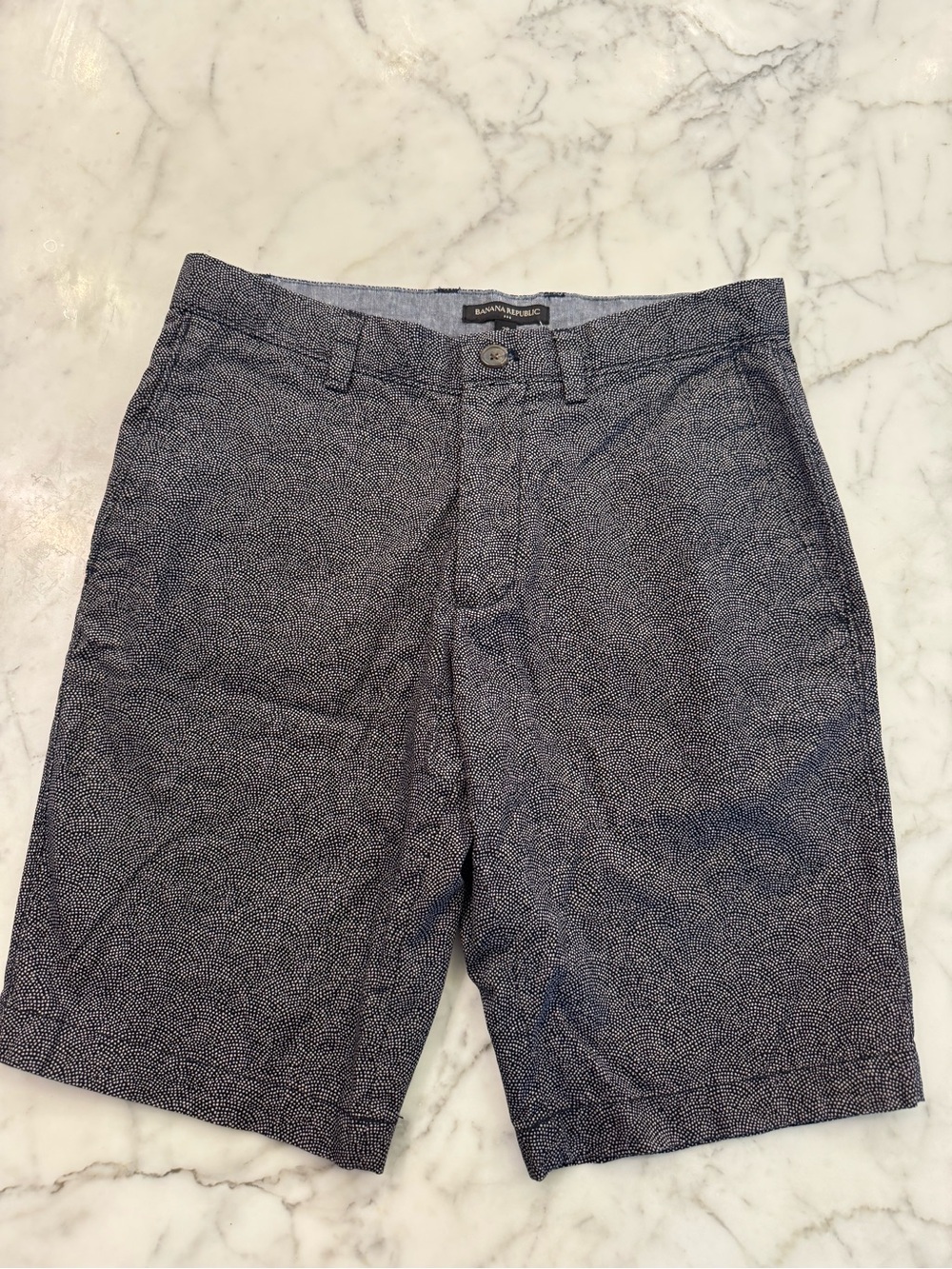 Banana Republic Men's Shorts Black and White Pattern Size 29